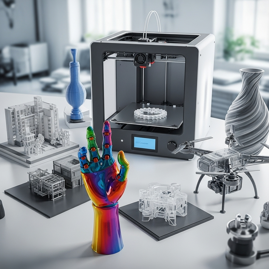 Nieskończone możliwości: gdzie dziś stosuje się druk 3D?